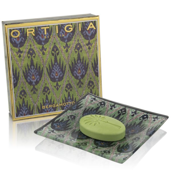 Ortigia Bergamotto Glass Plate & Soap