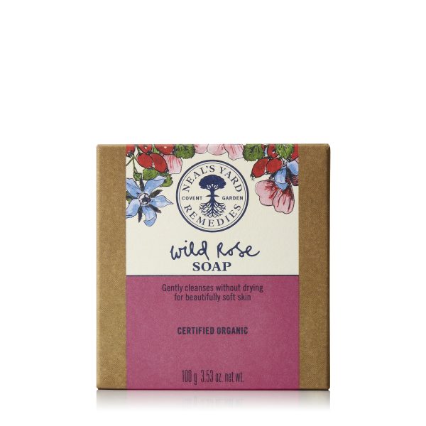 Neals Yard Remedies Wild Rose Soap 100g - Image 2
