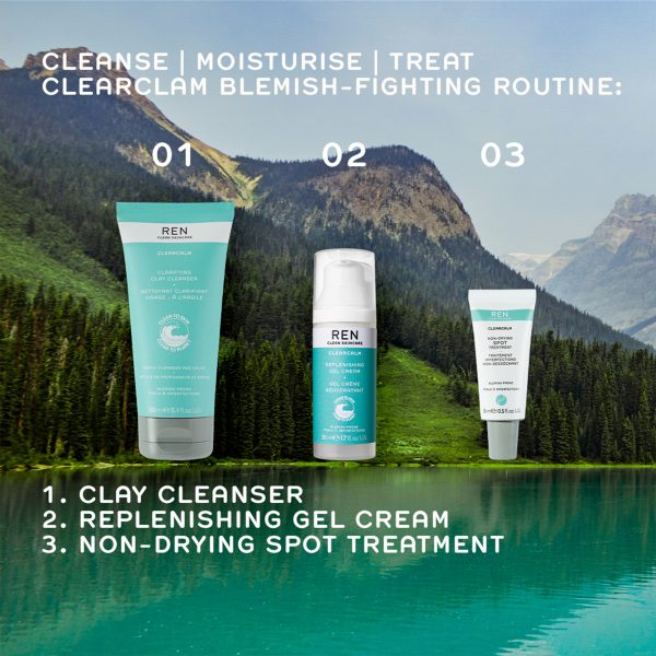 REN Clearcalm Replenishing Gel Cream 50ml - Image 6