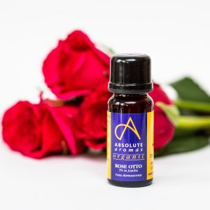 Absolute Aromas Organic Rose Otto 3% in Jojoba 10ml
