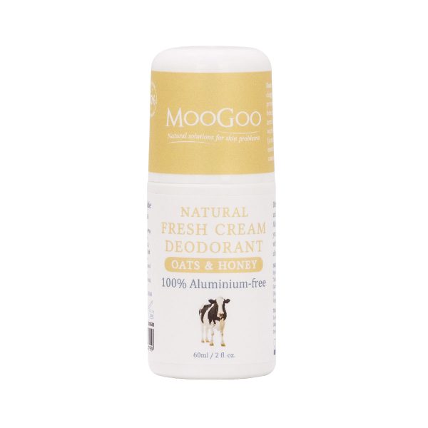 MooGoo Fresh Cream Deodorant - Oats & Honey 60ml