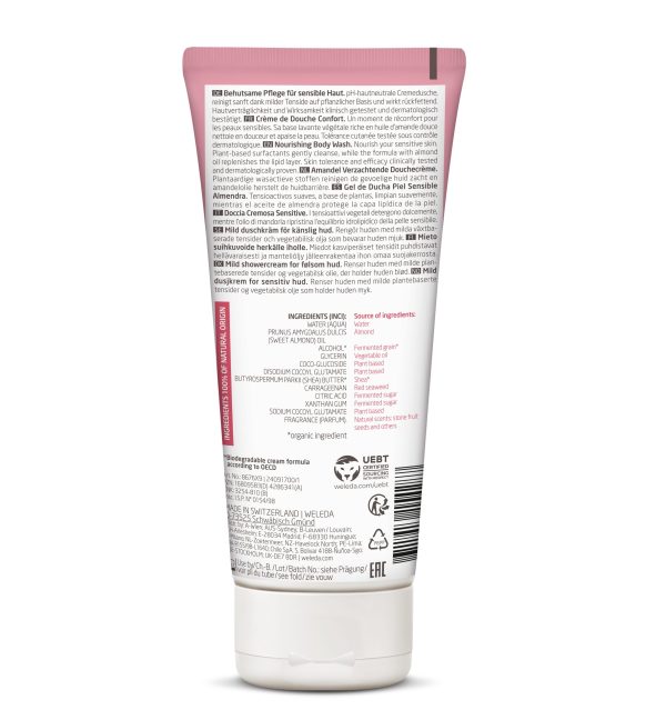 Weleda Almond Sensitive Body Wash 200ml - Image 2