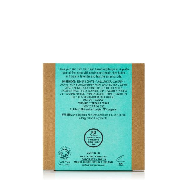 Neals Yard Remedies Lavender & Tea Tree Soap 100g - Image 3
