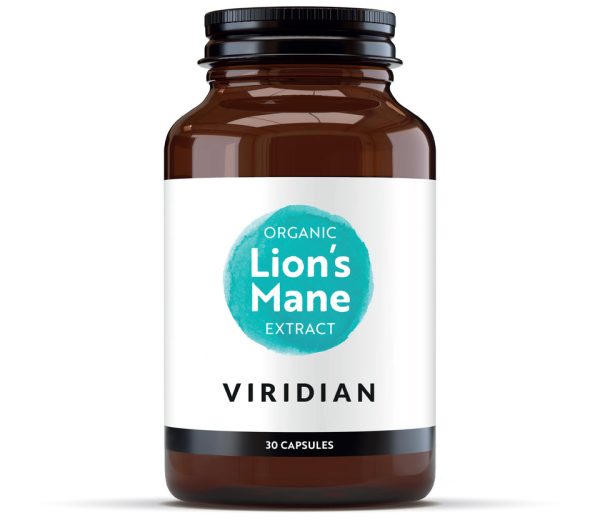 Viridian Organic Lions Mane Extract 30 Capsules