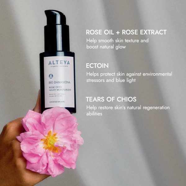 Alteya Rose Otto Night Moisturiser 50ml - Image 4