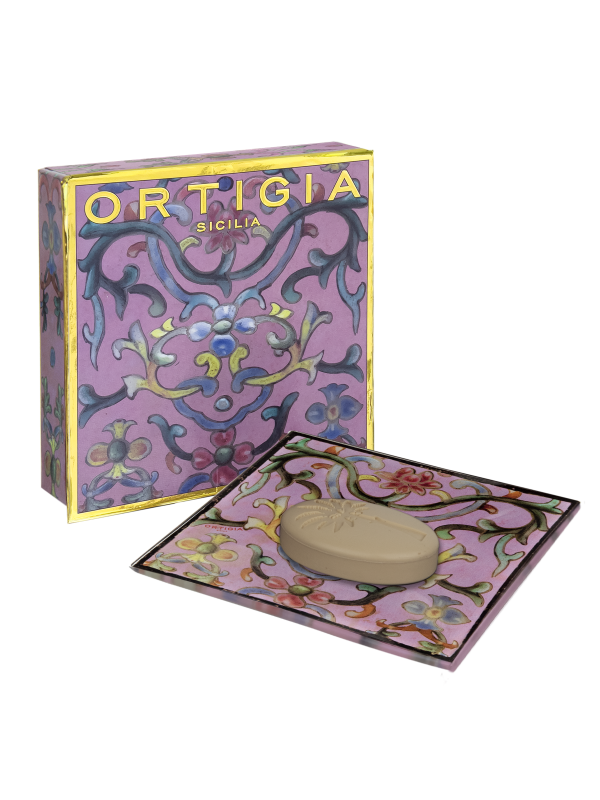 Ortigia Aragona Glass Plate & Soap