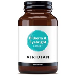 Viridian Bilberry & Eyebright Extract 30 Capsules