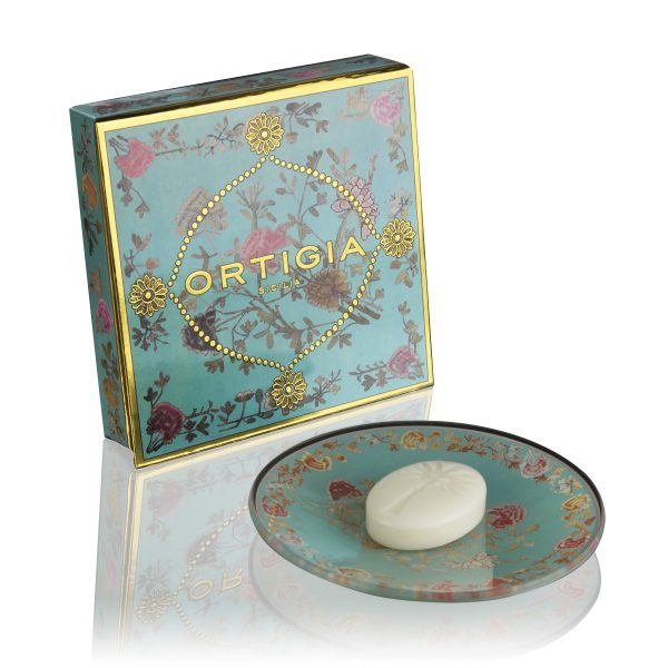 Ortigia Florio Glass Plate & Soap