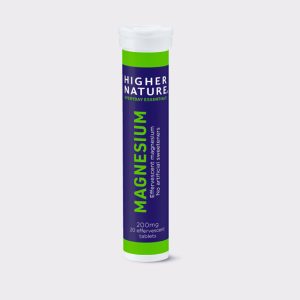 Higher Nature Effervescent Magnesium 200mg 20 Tablets