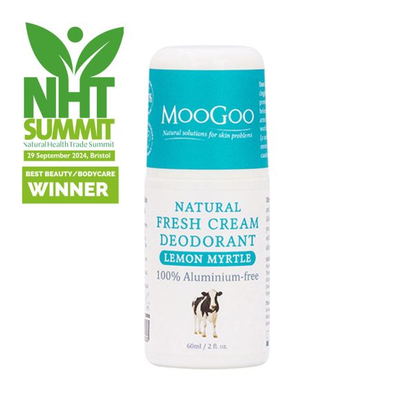 MooGoo Fresh Cream Deodorant Lemon Myrtle 60ml