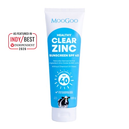 MooGoo Natural Clear Zinc Sunscreen SPF40 120g