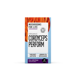 Mushrooms For Life Organic Cordyceps Perform 60 Capsules