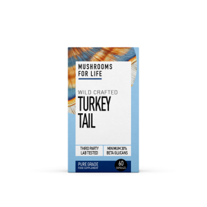 Mushrooms For Life Wild Crafted Turkey Tail 60 Capsules