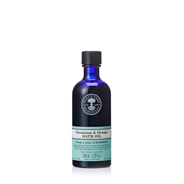 Neals Yard Remedies Geranium & Orange Bath Oil 100ml