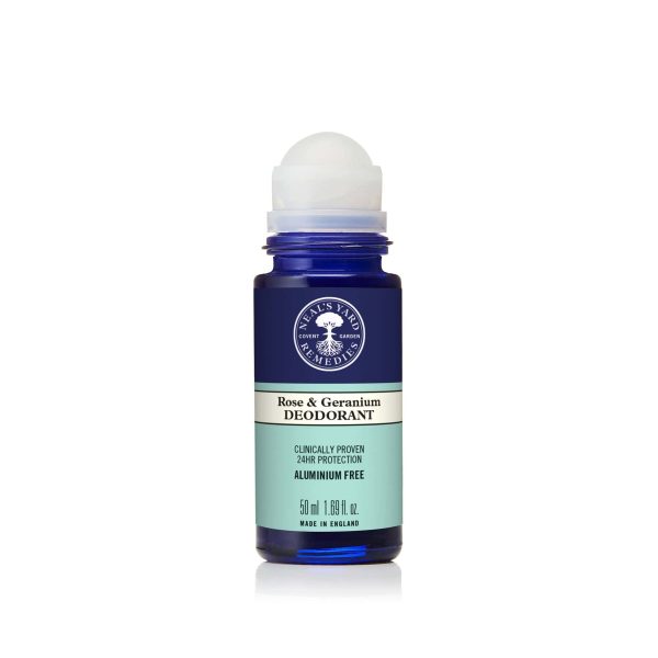Neals Yard Remedies Rose & Geranium Roll On Deodorant 50ml - Image 2