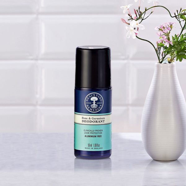 Neals Yard Remedies Rose & Geranium Roll On Deodorant 50ml - Image 4