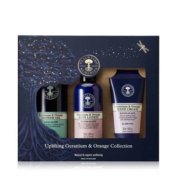 Neals Yard Remedies Uplifting Geranium & Orange Collection