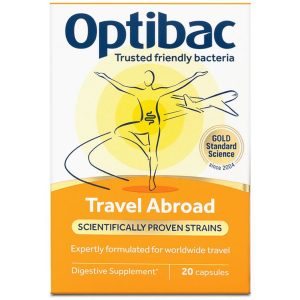 Optibac Travel Abroad 20 Capsules