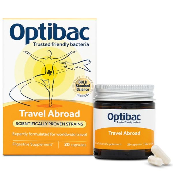 Optibac Travel Abroad 20 Capsules - Image 2