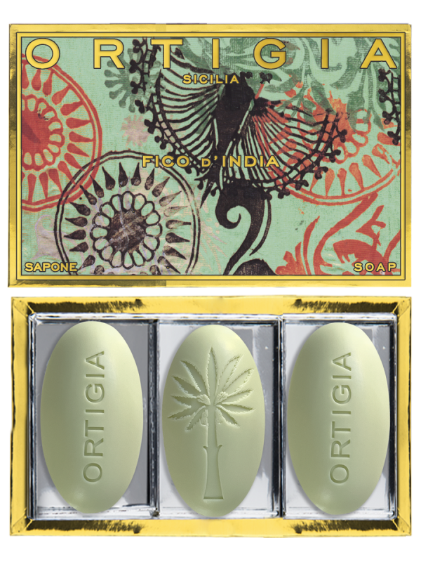 Ortigia Fico D'India Soap Collection 3 x 100g - Image 2