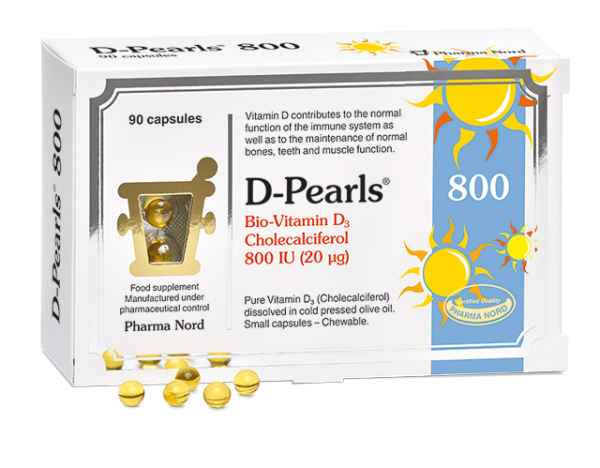 Pharma Nord D-Pearls 800IU 90 Capsules