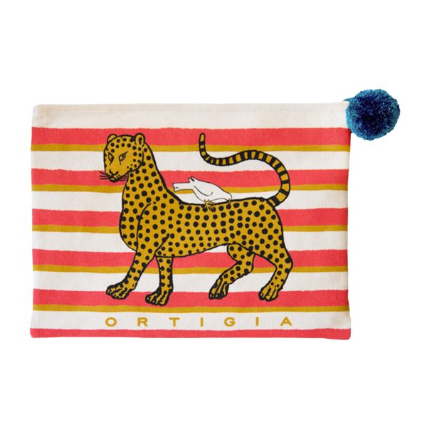 Ortigia Canvas Pouch Red