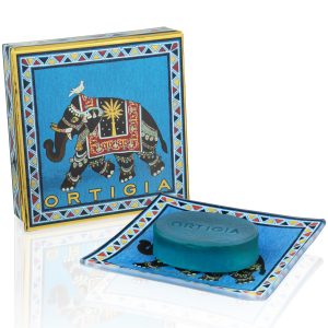 Ortigia Sandalo Glass Plate & Soap