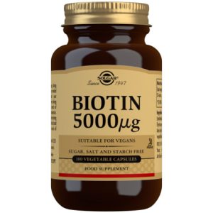 Solgar Biotin 5000ug 100 Capsules