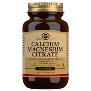 Solgar Calcium, Magnesium Citrate 50 Tablets