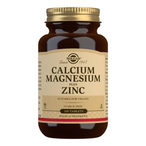Solgar Calcium, Magnesium & Zinc 100 Tablets