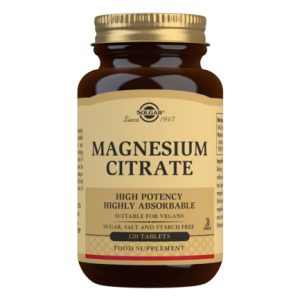 Solgar Magnesium Citrate 120 Tablets