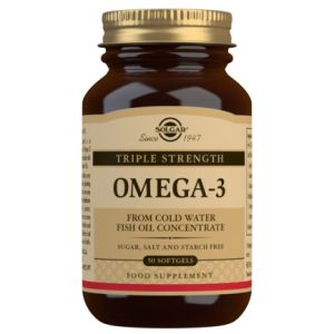 Solgar Triple Strength Omega-3 Fish Oil 50 Softgels