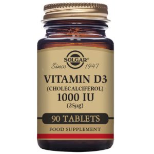 Solgar Vitamin D3 1000IU 90 Tablets