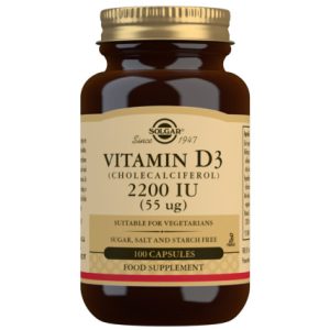 Solgar Vitamin D3 2200iu 100 Capsules
