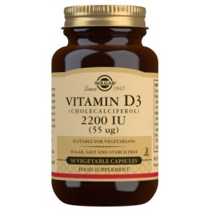 Solgar Vitamin D3 2200iu 50 Capsules