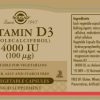 Solgar Vitamin D3 4000iu 60 Capsules - Image 5