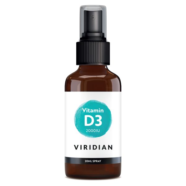 Viridian Vitamin D3 2000IU Spray 20ml