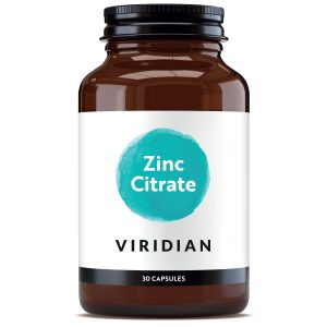 Viridian Zinc Citrate 30 Capsules