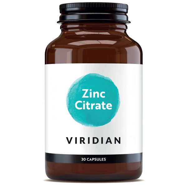 Viridian Zinc Citrate 30 Capsules