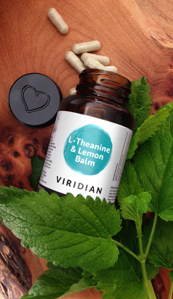 Viridian L-Theanine & Lemon Balm 500mg 30 Capsules - Image 2