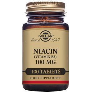 Solgar Niacin 100mg 100 Tablets