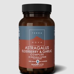 TerraNova Astragalus, Elderberry & Garlic Complex 50 Capsules