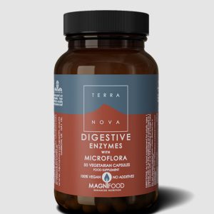 TerraNova Digestive Enzymes with Microflora 50 Capsules