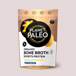 Planet Paleo Organic Bone Broth Sport - Vanilla & Banana 240g