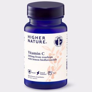 Higher Nature True Food Vitamin C 300mg 30 Capsules