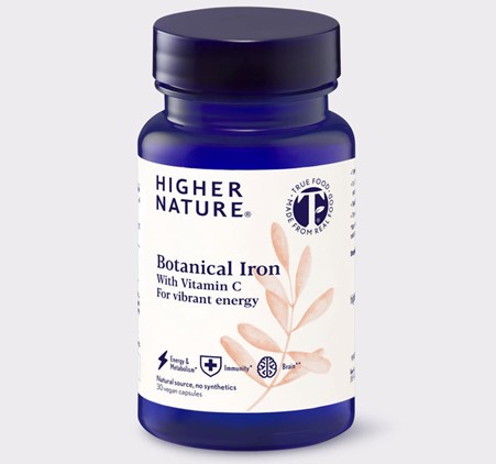 Higher Nature True Food Botanical Iron 30 Capsules