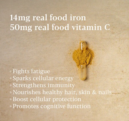 Higher Nature True Food Botanical Iron 30 Capsules - Image 2