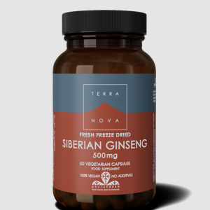 TerraNova Siberian Ginseng 500mg 50 Capsules