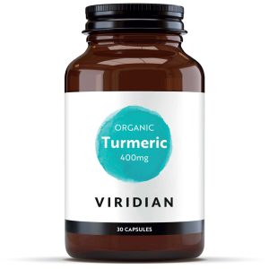 Viridian Organic Turmeric 400mg 30 Capsules
