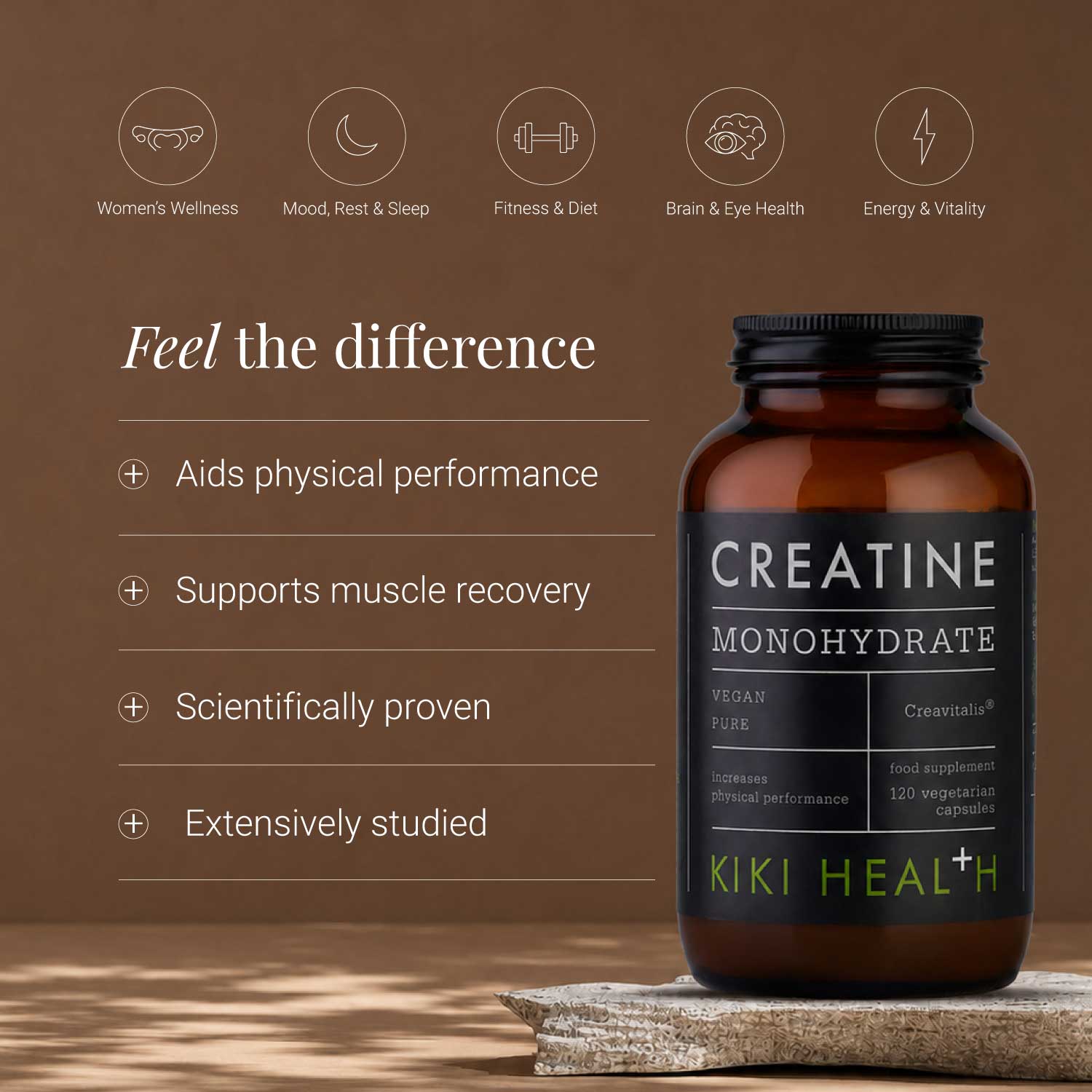 KIKI Health Creatine 120 Vegicaps - Image 5